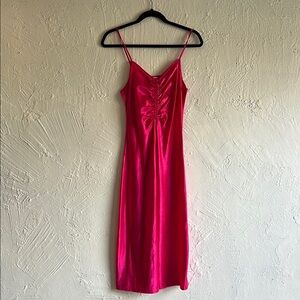 Elegant Pink Slip Dress